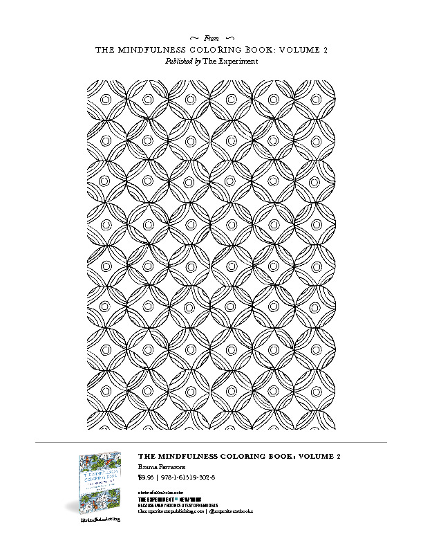 Adult Coloring Book Art Therapy Volume 2 Printable PDF Coloring